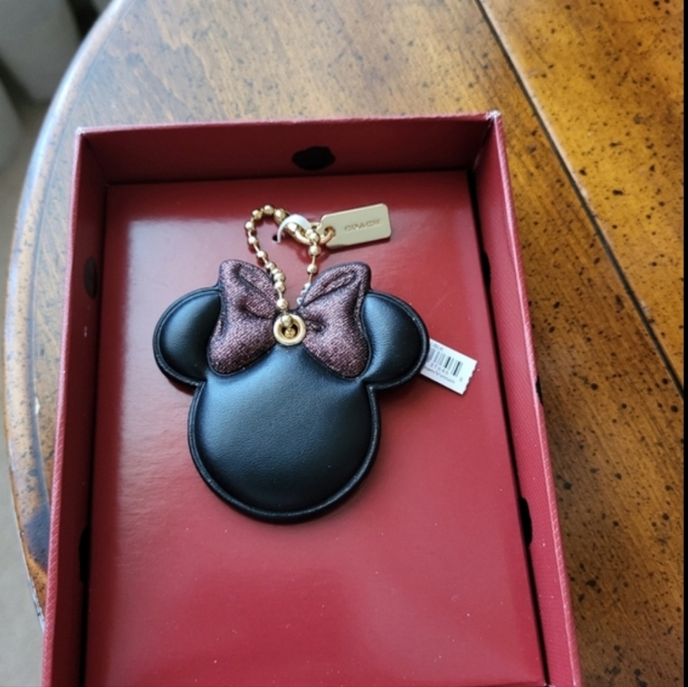 NWT! COACH MINNIE MOUSE PURSE CHARM! - Picture 5 of 5